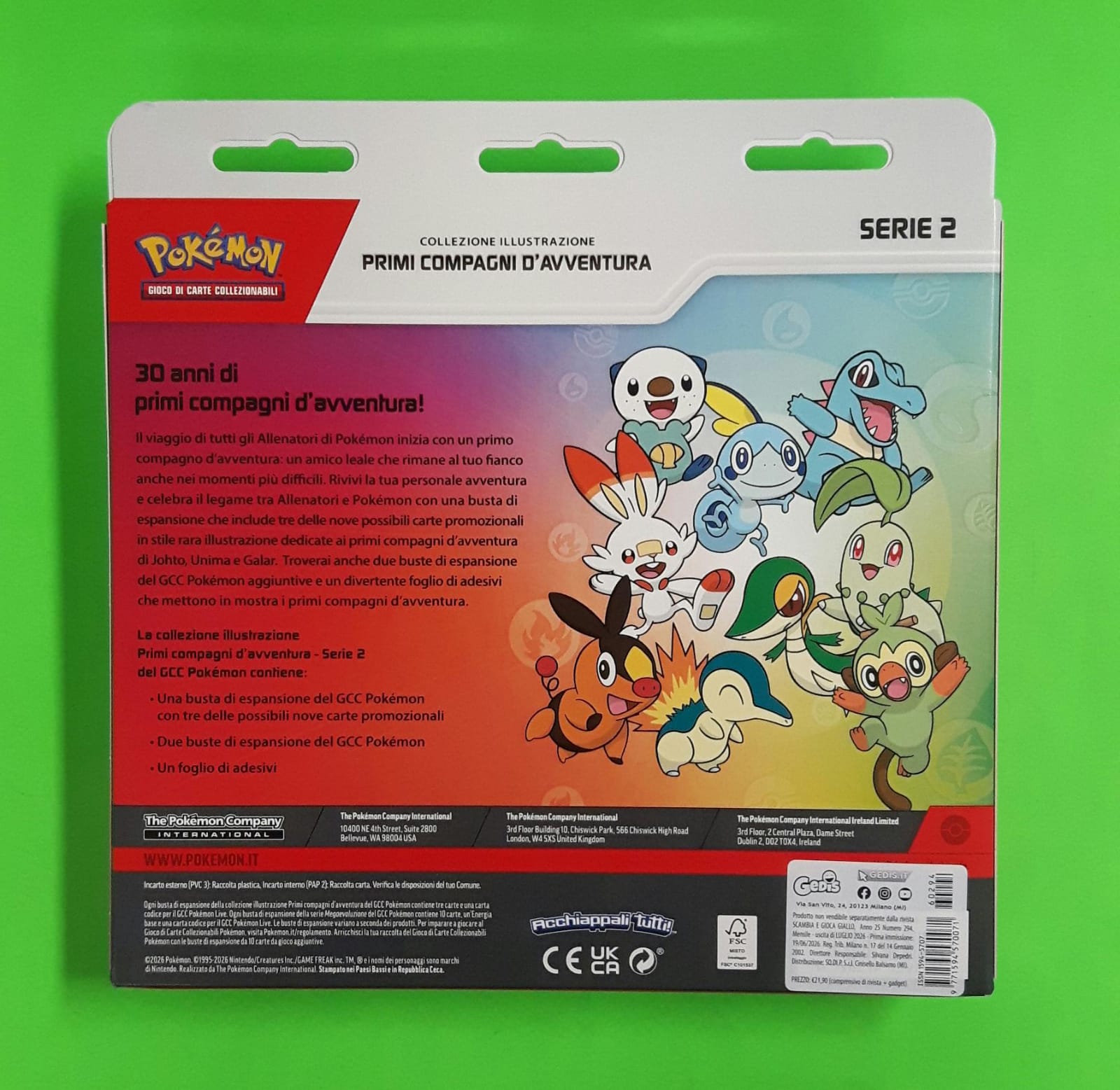 Pokémon Primi Compagni d'Avventura serie 2